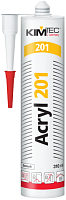 Герметик акриловый Kim Tec 201D 310 мл белый (5/20) 5136011 картинка